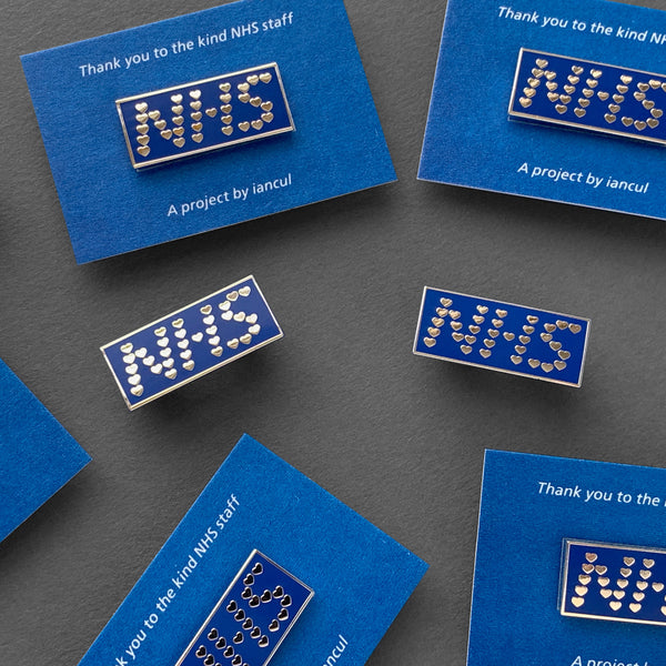 Love NHS – pin badge for charity